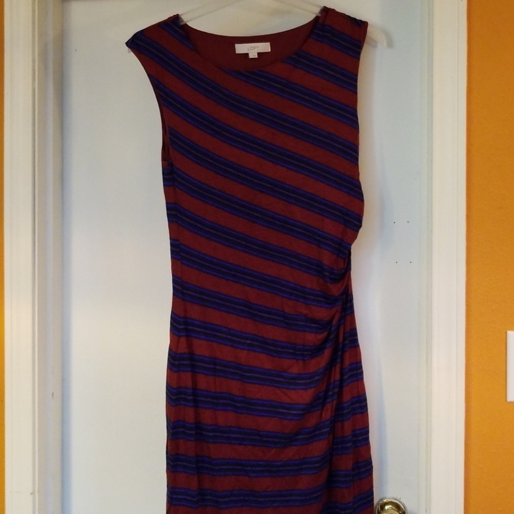 Loft Dress with side ruching